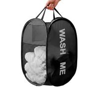 Laundry Hamper - 22.83 Inch Large Capacity Breathable Laundry Bag | Foldable Laundrry Basket Dirty Clothes Storage | Hamper With Handle For Home Travel. 14.17x14.17in.