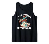 Laundry Quote It All Comes out In The Wash For Grandpa Life Camiseta sin Mangas