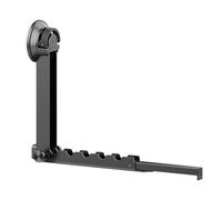 Laundry Rack Wall Mounted - Aluminum 31x24cm Foldable Suction Cup Design | Space Saving Telescopic Clothes Hanger | Drying Rack For Balcony Bathroom Smooth Walls Glass Surfaces