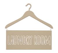 Laundry Room - Decoración de madera para el baño - Decoración mural para colgar en la pared del baño lavandería belleza - Placa decorativa adornos de madera para el baño