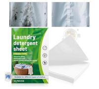 Laundry Sheets Scented, 30 Counts Long-Lasting Powerful Remover, House Cleaning Supplies, Fabric Care Accessory, Laundry Sheets With Strong Cleaning Design For Milk Sweat Oil Blood Home Shirt Bathroom