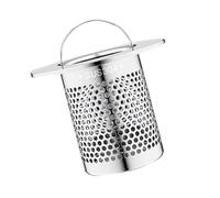 Laundry Sink Drain Strainer, Stainless Steel Rustproof Mesh Drain Catcher with Handle, Fine Filter Basket Insert for Utility Sinks Hair Trap, Kitchen Debris, Bathroom Tub Drains, Easy Cleaning Use