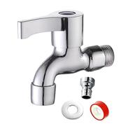 Laundry Sink Faucet | Single Handle Long Water Tap - Washing Machine Water Faucet | For Bathroom Washbasin Mop Pool Garden Home Dorm Apartment 9x7.7cm/3.54x3.03 Inches