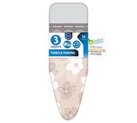 LaundrySpecialist Funda de Tabla de Planchar para Plancha de Vapor | Talla S/M hasta máx. 42x125 cm | Made IN EU | Funda de Tabla de Planchar para un Planchado | Apta para Todo Tipo de planchas