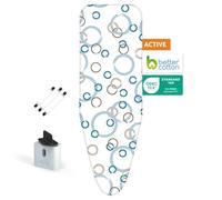 LaundrySpecialist Funda para tabla de planchar Active - 5 capas y planchado hasta un 50 % más rápido, funda para tabla de planchar, rebota el vapor, talla M de 38 a 45 cm y de 119 a 125 cm