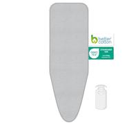 LaundrySpecialist Funda Para Tabla De Planchar Con Reflexión Del Calor, Planchado Más Rápido, Para Tablas De Planchar Tamaño L - Ancho 38-45cm y Largo 120-125cm - Ideal Para Un Lavado Suave Sin