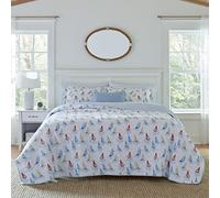 Laura Ashley Ahoy - Juego de colchas, Color Azul