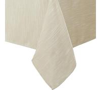 laura ashley Arabesque - Lujoso Mantel de Tela Brillante para cenas Formales, Vacaciones, Bodas o Fiestas, 60 x 120 Pulgadas, Dorado