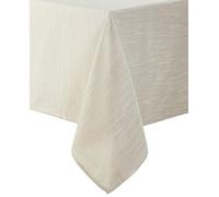 Laura Ashley Arabesque - Lujoso Mantel de Tela Brillante para Comedor Formal, Vacaciones, Bodas o Fiestas, 60 x 120 Pulgadas, Color Plateado