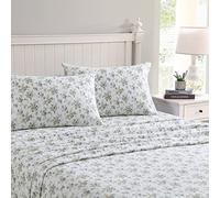Laura Ashley Flannel Sheet Set, Queen, Victoria