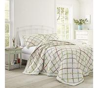 Laura Ashley jardín algodón Voile Edredón, Full/Queen
