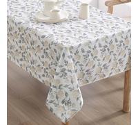 Laura Ashley Mantel Decorativo, Resistente a Las Arrugas y a Las Manchas, Repelente al Agua, fácil Cuidado, Tela de poliéster Lavable para Comedor, Cocina, Vacaciones y Fiestas, 60 x 120 Pulgadas
