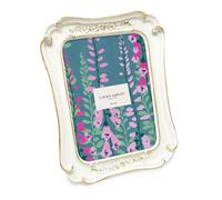 Laura Ashley (Marco de fotos simple, ornamentado y de inspiraci n vintage, blanco, con bordes dorados, horizontal y vertical, para exhibir en la