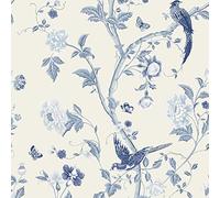 Laura Ashley Summer Palace - Papel pintado azul real