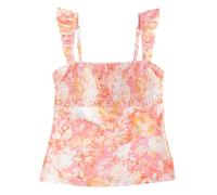 LAURA ASHLEY Top de tankini naranja / rosa / blanco XXL naranja / rosa / blanco