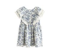 LAURA ASHLEY Vestido crema / azul oscuro 104 crema / azul oscuro