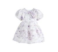 LAURA ASHLEY Vestido 'Organza' lavanda / blanco 158 lavanda / blanco