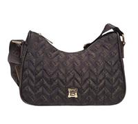 Laura Biagiotti Bolso mujer línea Iselin, nailon acolchado impermeable, logo LB, correa ajustable, dimensiones 29 x 10 x 17 cm, detalles dorados, compartimento con cremallera ART.LB25W-105-1, Cabeza