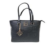 Laura Biagiotti Bolso mujer Tote de piel sintética, línea Lajolla, impresión LB, accesorio metálico dorado, bolsillos interiores, cierre de cremallera, dimensiones 33 x 26 x 12 cm Art. LB25W-121-1