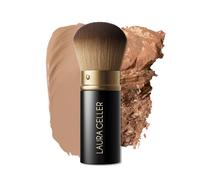 LAURA GELLER NEW YORK Brocha Kabuki Retráctil, Vegana, Suave, Densa, Ideal para Viaje - Brocha de Maquillaje en Polvo, Fluido y Líquido - Cobertura Perfecta, Sin Manchas