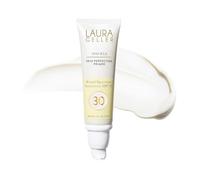 LAURA GELLER NEW YORK - Imprimación perfeccionadora de la piel, protector solar de amplio espectro SPF 30, imprimación para rostro antes del maquillaje con protección solar para un brillo húmedo