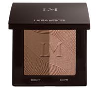 Laura Mercier Bronzo Color Infusion - Polvos bronceadores de larga duración, sin talco, que alisan la piel, ligeros y transpirables, para un brillo natural. Dúo con acabados mate y luminoso.