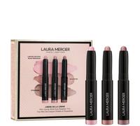 Laura Mercier - Crème de la Crème Mini Caviar Stick Eyeshadow Trio - Ed Rose Meringue, Strapless, Wild Rose - 1g x3