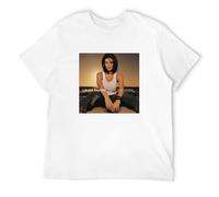Laura Pausini from The Inside Print Unisex T-Shirts Men tee Cotton Tops White Shirt L