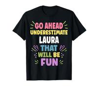 Laura Personalized Women's Gift Custom Laura Camiseta