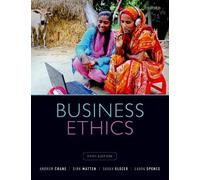 Laura Spence Dirk Matten Andrew Business Ethics (Tapa blanda) (Importación USA)