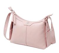 Laura Valle Bolso Casual Mujer Malena - Bolso Elegante Mujer Tipo Góndola, Bolso Hombro en Piel Sintética - Diseño Sofisticado con Tarjeteros y Cierre Cremallera (Rosa)