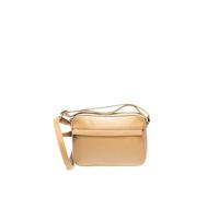 Laura Valle LARA - Bandolera Pequeña Mujer de Piel Auténtica | Bolsos de Piel Autentica Mujer con Múltiples Compartimentos | Bolso Hombro Crossbody Cómodo y Elegante (Camel)