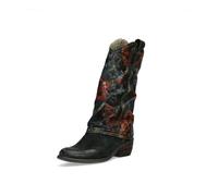 Laura Vita Botas Mujer Bota Campera Estampado Flores Reunido Caña Ercwinao 22