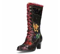 Laura Vita Botas para Mujer Elcodieo 103, Talla:38 EU, Color:Rojo