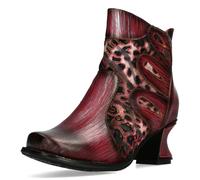 Laura Vita Botín De Cuero Para Dama Con Patrón De Leopardo De Moda Igcalo 22