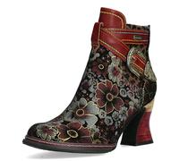 Laura Vita Botines para Mujer Elceao 31, Talla:38 EU, Color:Rojo