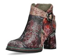 Laura Vita Botines para Mujer Kinoao 11, Talla:40 EU, Color:Rojo