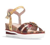 Laura Vita Dicezeo 31, Sandalia de cuña Mujer, marrón, 37 EU