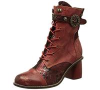 LAURA VITA Evcao 41, Boot Mid Calf Mujer, Rojo, 36 EU