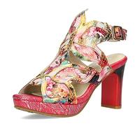 Laura Vita Hicao 19, Sandalia de tacón Mujer, Rojo, 37 EU