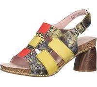 Laura Vita Lilio 02, Sandalia Mujer, Amarillo, 39 EU