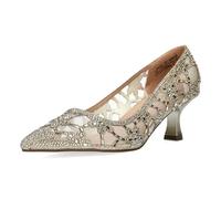 Laura Vita Misstyl by Zapatos de tacón Alto para Mujer Mima 01, Talla:37 EU, Color:Gold