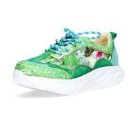 Laura Vita Mujer Zapatillas Tropisch Fresco Colores Cuero Antideslizante