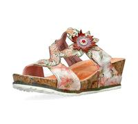 Laura Vita Mulas de Piel para Mujer Beclindao 25, Talla:37 EU, Color:Naranja