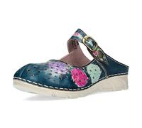 Laura Vita Mulas de Piel para Mujer Dorry 20, Talla:39 EU, Color:Azul