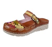 Laura Vita Mulas de Piel para Mujer Dorry 24, Talla:40 EU, Color:Marrón