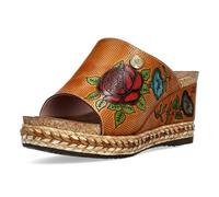 Laura Vita Mulas de Piel para Mujer Facyo 71, Talla:40 EU, Color:Marrón