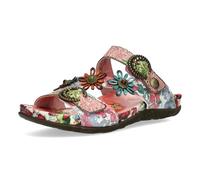 Laura Vita Mulas de Piel para Mujer LILOO 41, Talla:40 EU, Color:Rosa