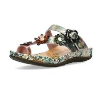 Laura Vita Mulas de Piel para Mujer LILOO 43, Talla:41 EU, Color:Beige