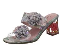 Laura Vita Mulas de Piel para Mujer LUCIEO 32, Talla:40 EU, Color:Beige